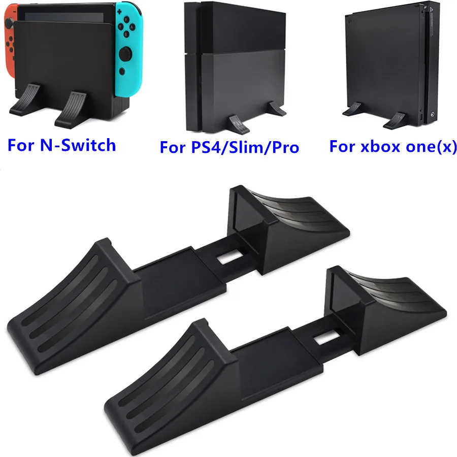 2 шт./лот регулируемая вертикальная подставка для Nintendo Switch Playstation 4 PS4 Slim Pro Xbox One/One X