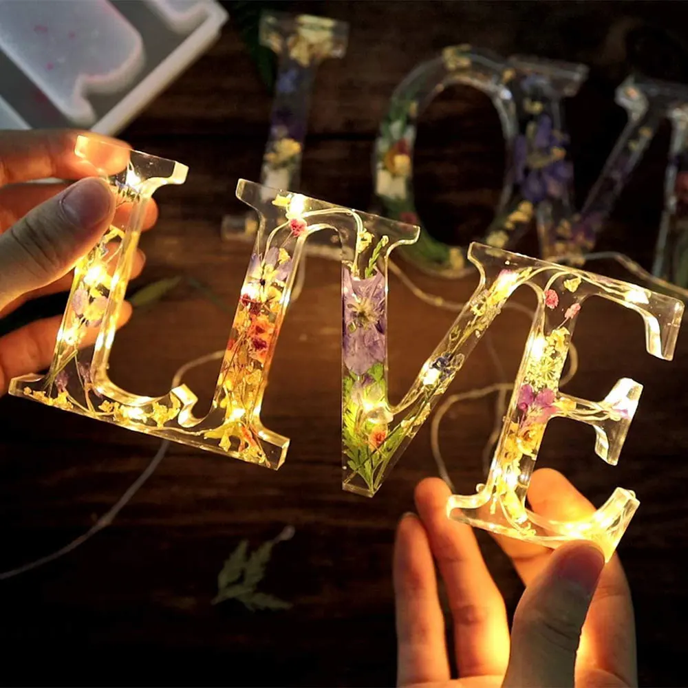 Harz Mold Fee Lichter 1M 2M 3M String Led-leuchten Wasserdichte Led Licht Für Decor DIY Werkzeuge weihnachten Hochzeit Party Dekoration