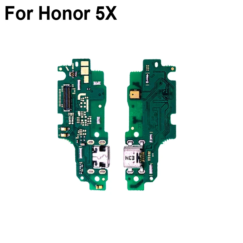Original For Huawei Honor 5X 5x USB Dock Charging Port Mic Microphone Motor Vibrator Module Board Replacement Parts Honor5X | Мобильные