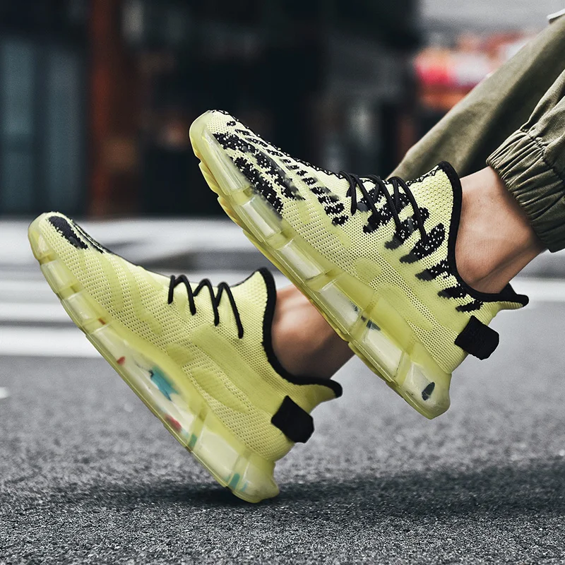 

Men Leisure Shoes Black Casual Shoes Men Mens Causal Trainers Sneakers Leisure Fashion Mesh Spring Sapatos For 2020 Sport