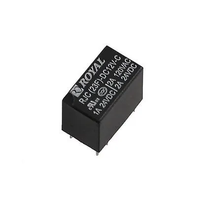 Черный твердый пластик корпус 12V DC DPST 1NO 1NC реле питания | Обустройство дома