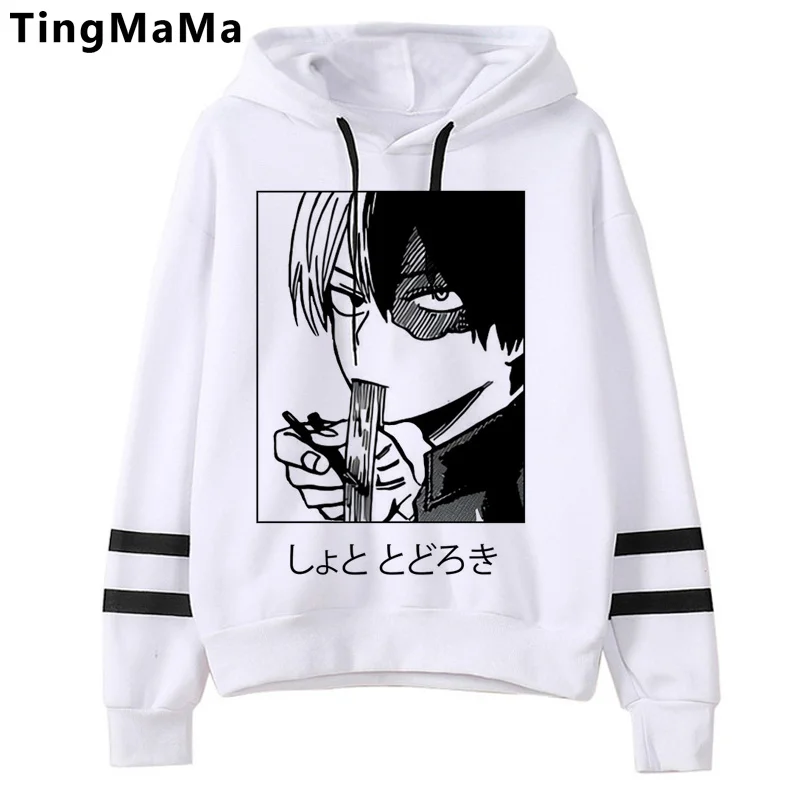 

My Hero Academia Shoto Todoroki Dabi hoodies men hip hop 2021 Ulzzang y2k aesthetic male pullover hoody 2021