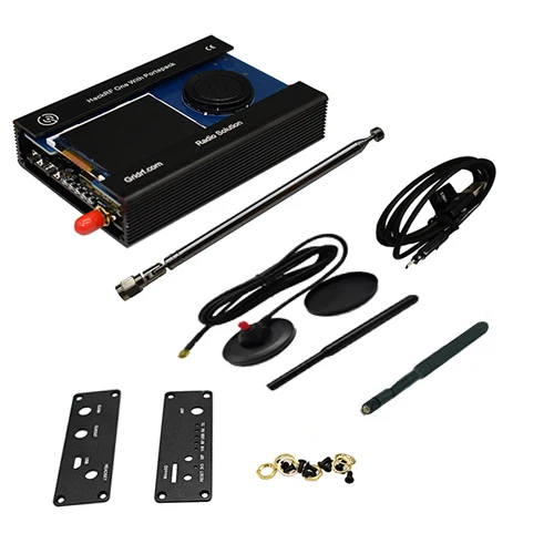 case usb antenna3 Lusya PortaPack консоль 0.5ppm TXCO с антенной для HackRF One 1 МГц-6 ГГц SDR приемник FM SSB ADS-B SSTV Ham Радио C1-007 - Цвет: case usb antenna3
