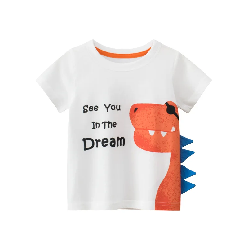 

Cotton Short Sleeves Summer Clothing Children's T-Shirt Tee Toddler Clothes T Shirts for Boys Clothes 2 3 4 5 6 7 Years