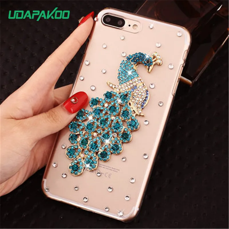 Для iphone 6S 6 7 8 plus мобильный телефон 3D Блестящий чехол с кристаллами и стразами для