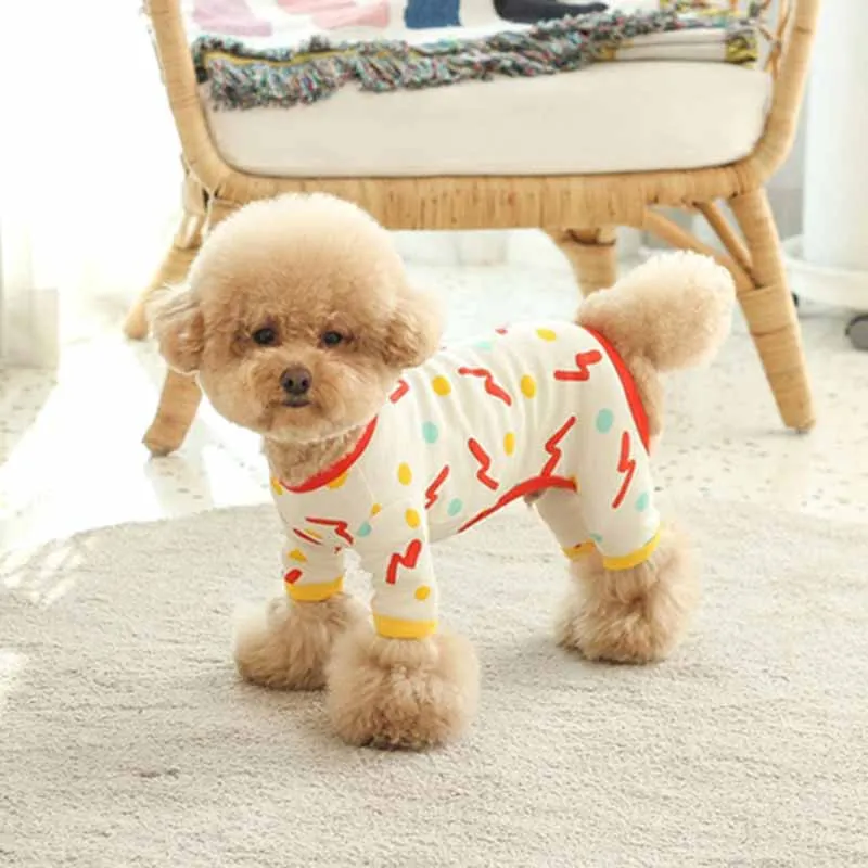 

Autumn and winter pet home clothes keep warm and prevent cold Teddy Bichon Pomeranian Schnauzer VIP four-legged puppy dog clothe