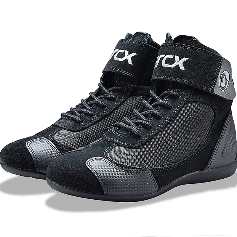 Ботинки из коровьей кожи ARCX мотоциклетная обувь Мотокросс чоппер защитные