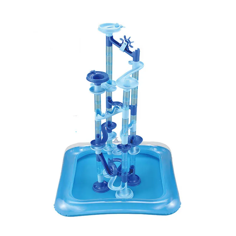 Мраморный гоночный лабиринт с шариками водный игровой трек детский подарок для