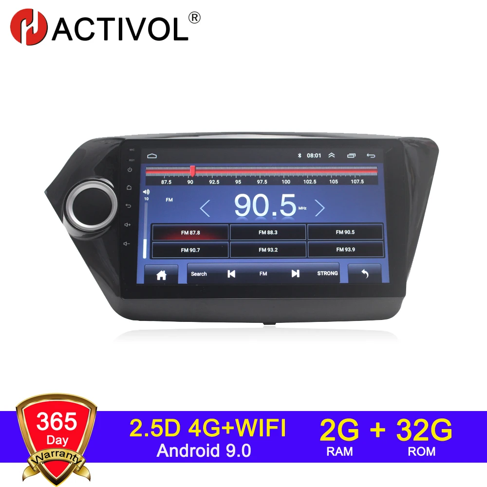 Автомагнитола 2 din для KIA K2 RIO 4G Wi Fi 2G 32G Android 9 0 автомагнитола 2011 2016|Автомобильные
