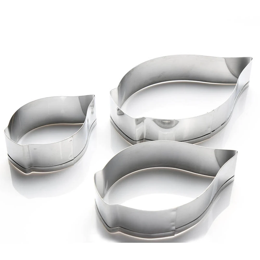 3 шт./компл. форма для выпечки цветочного печенья резак торта из нержавеющей стали