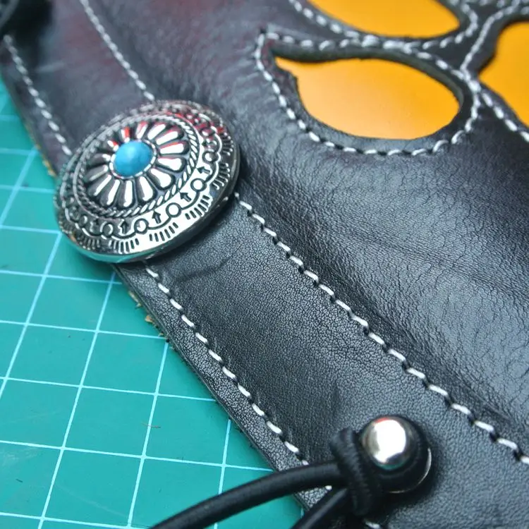 

17X16cm Bundled Arm Guard Double Layer First Layer Cowhide Protect Arm for Archery Hunting Shooting