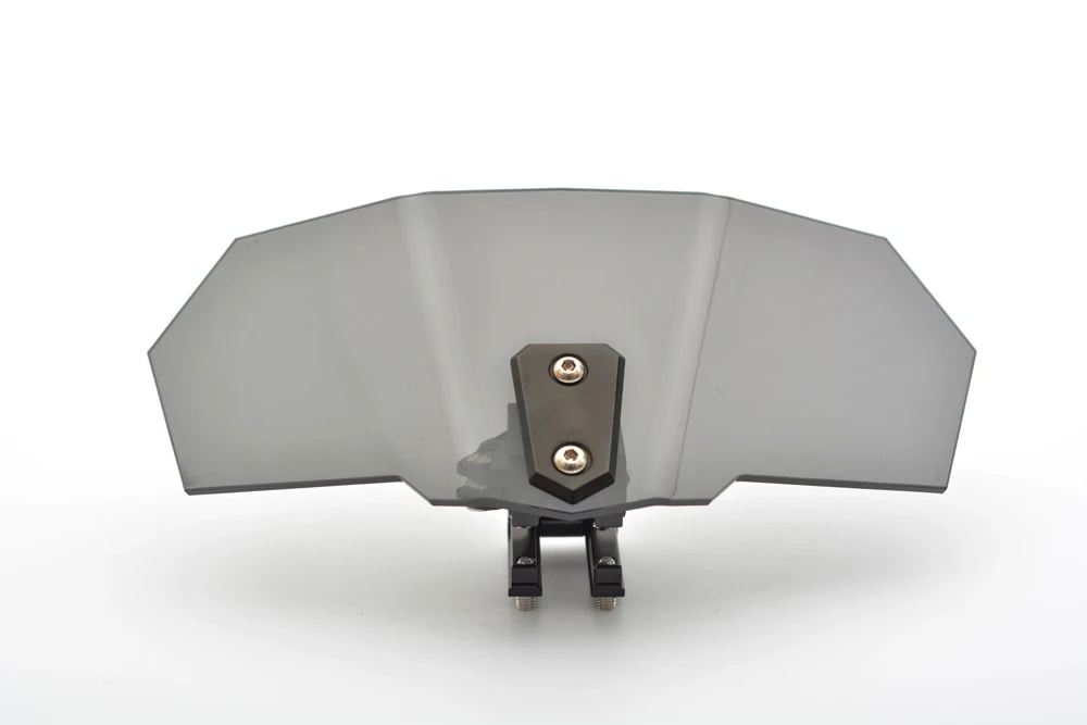 Регулируемый воздушный поток ветрового стекла черный алюминиевый блок для Honda