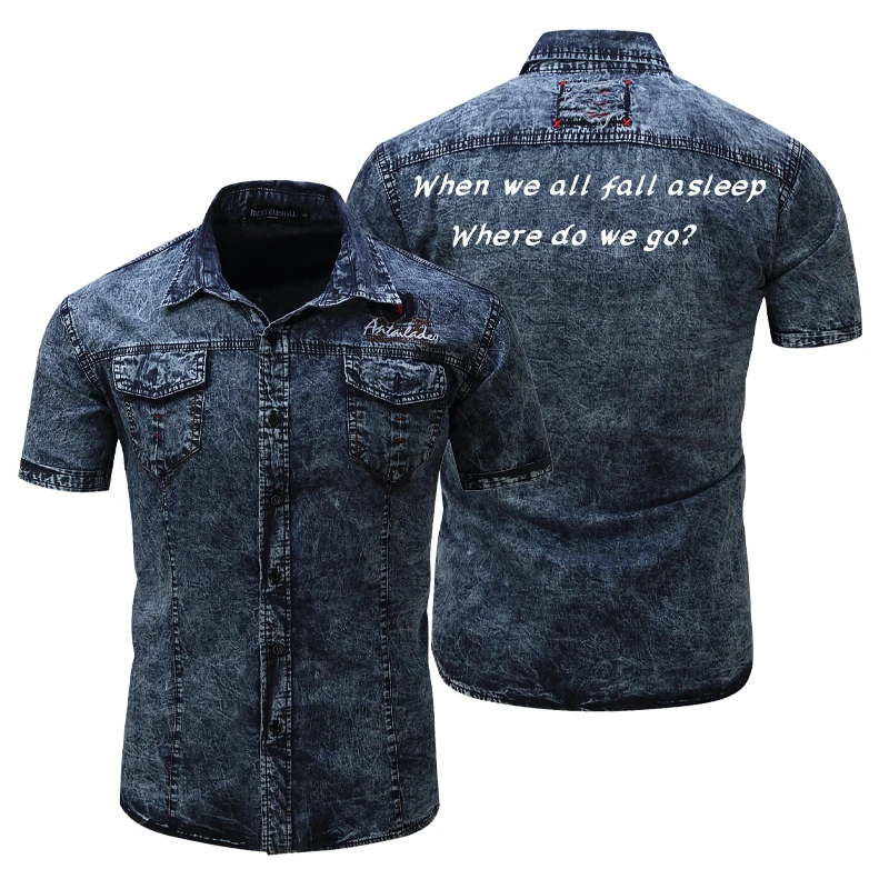 

Джинсовая куртка для мужчин, темно-синяя Повседневная джинсовая куртка для подростков, модель размера плюс 5XL, мужская повседневная Свободн...