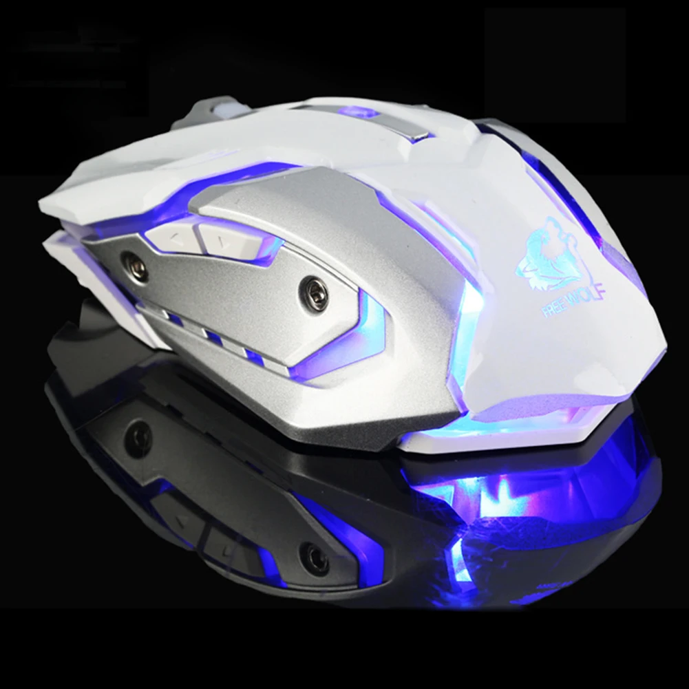 Эргономичная компьютерная мышь для ноутбука профессиональная 6 клавиш 7-цветная