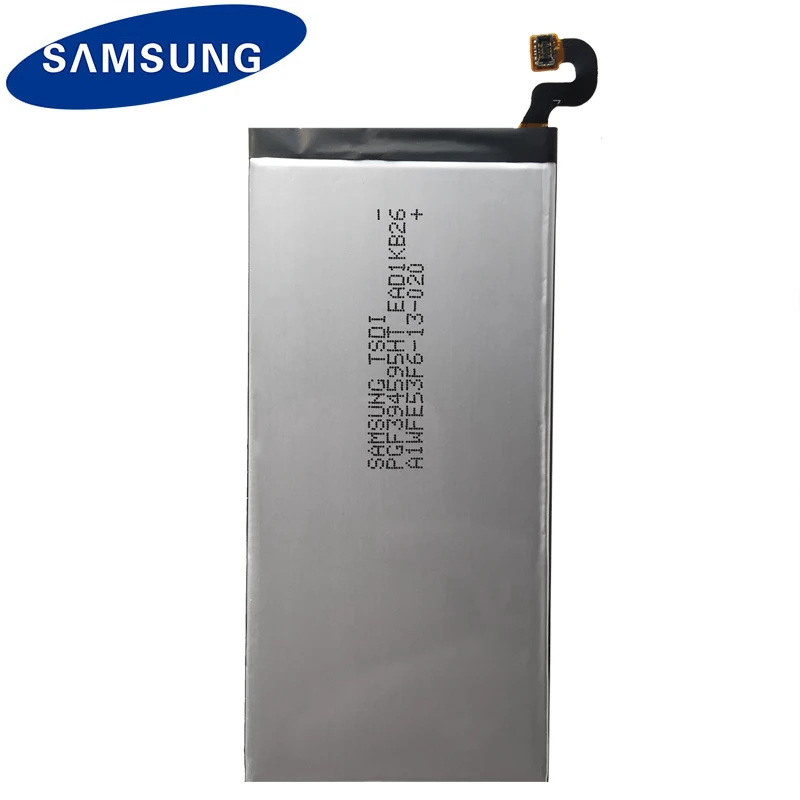 Оригинальный аккумулятор для телефона Samsung 2550 мАч фотоаккумулятор GALAXY S6 телефон