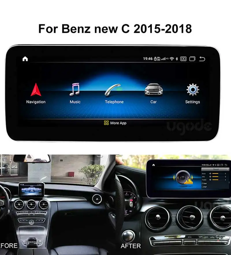 Qualcomm 2015-18 Android 10 0 экран автомобильный GPS навигация Мультимедийная система