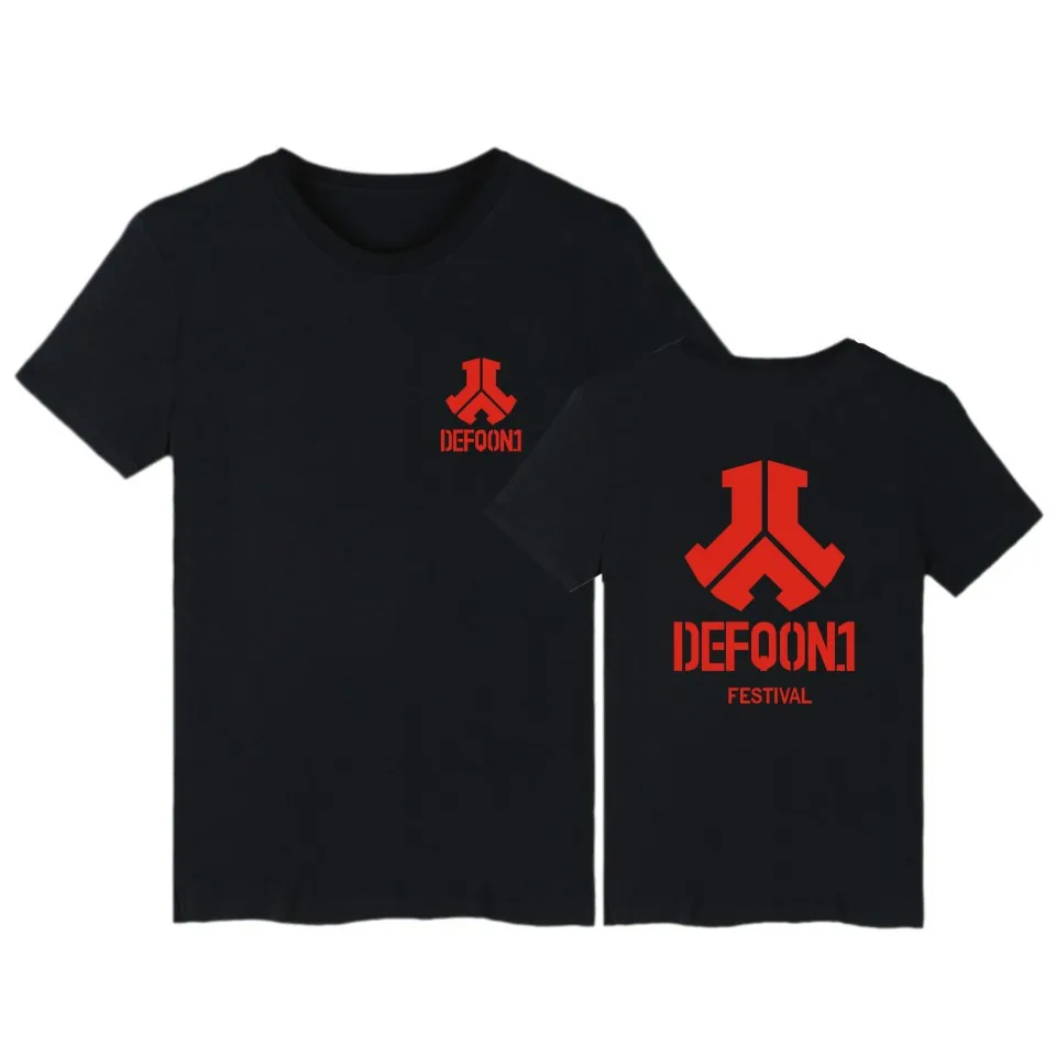 Defqon.1 2019 Новый стиль летнего музыкального фестиваля футболка с короткими