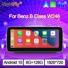 NaviFly 8 ГБ ОЗУ 128 Гб ПЗУ 1920*720 IPS Android автомобильное радио DVD видео читатели для Mercedes Benz B-Class W246 B200 B180 B220 B260