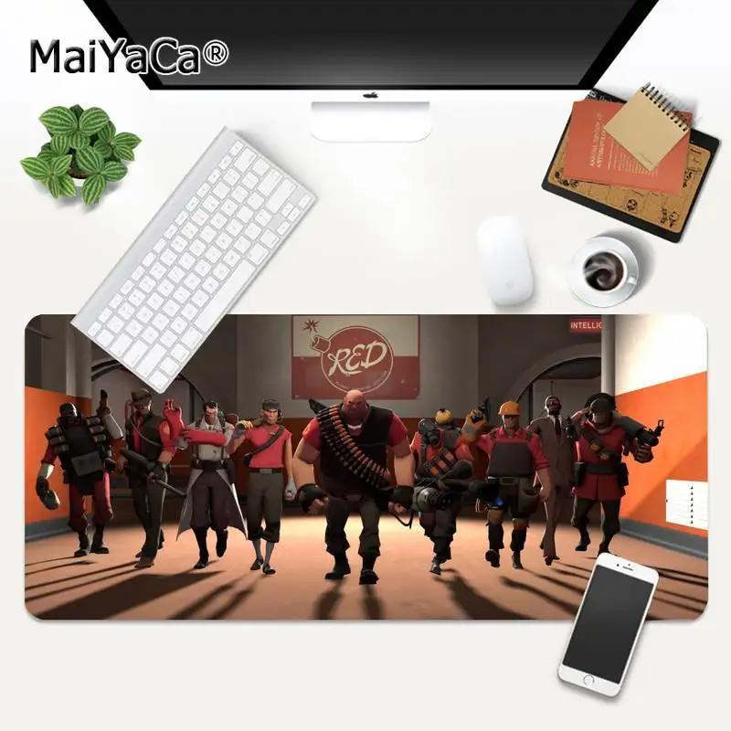 

Team fortress 2 teclado gamer MousePads Computer Laptop Anime Mouse Mat XL Large PC Desk Mat gaming accessories Tablet Mouse mat