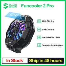 Original Black Shark 4 3 FunCooler 2 Pro Game Phone Cooler for Poco X3 F3 M3,Xiaomi Redmi Note 10,Redmagic 6,ROG 5 Mobile Phone