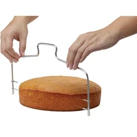 ustensiles patisserie stainless steel slicer adjustable 2 wire cake leveler baking cutter cake decorating tools