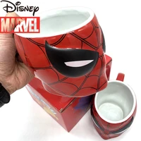disney creative personality marvel ceramic spiderman cup superhero peripheral trend water cup cartoon cute mug