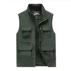 Жилет мужской, тонкий, для путешествий, жилеты с карманами, s, Летний жилет без рукавов, 5XL, 6XL, 7XL, фотография, мульти размера плюс