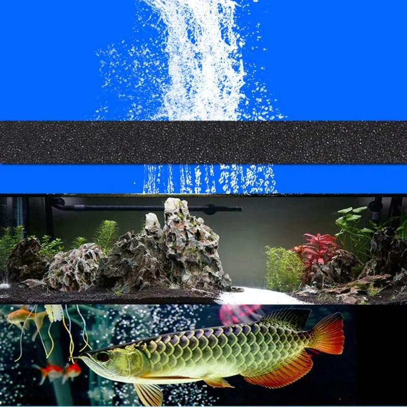 Aquarium Fish Tank Pond Foam Sponge Filter Practical Biochemical Cotton Filter Black Fish Tank Filters Accessories Pet Supplies