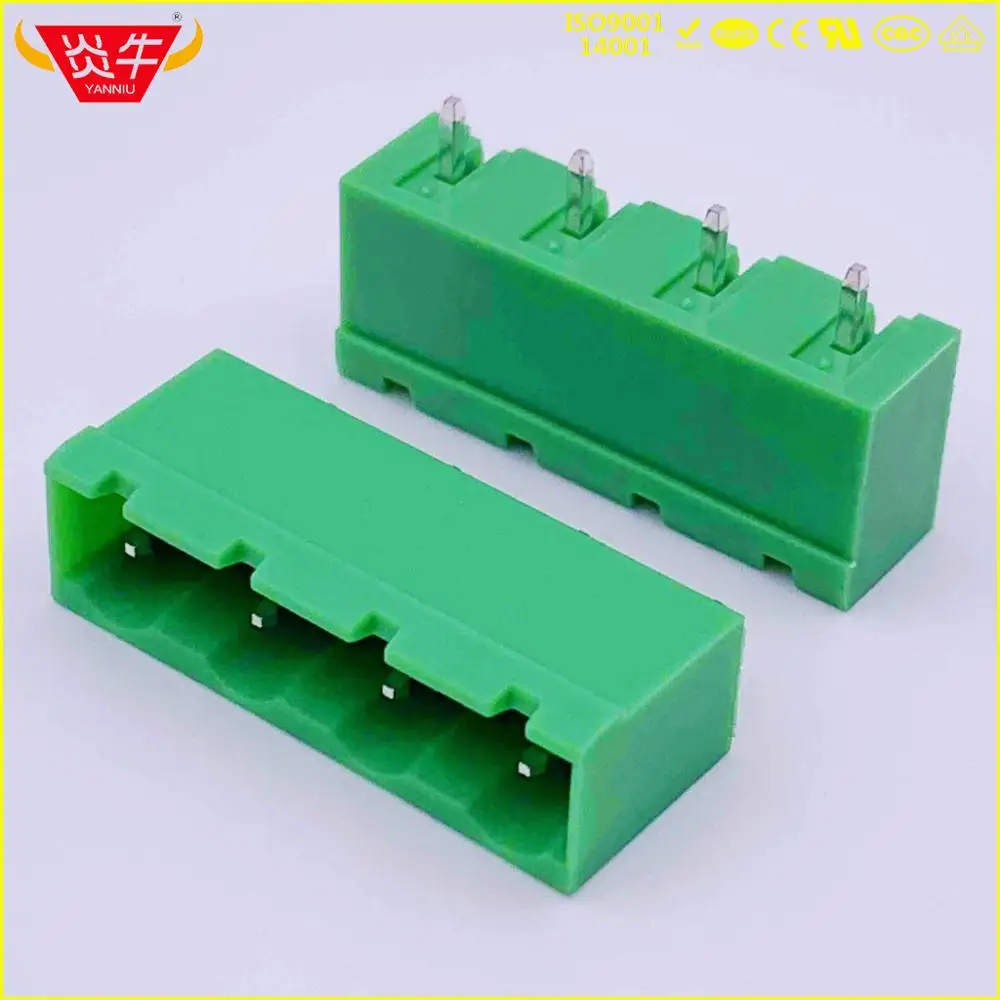 KF2EDGVC 7,5 2P~ 12P разъем PCB вставной TEMINAL блок 2EDGVC 7,5 мм 2PIN~ 12PIN GMSTBVA 2,5G 1766660 PHOENIX контакт DEGSON - Цвет: 2EDGVC-7.5-4P