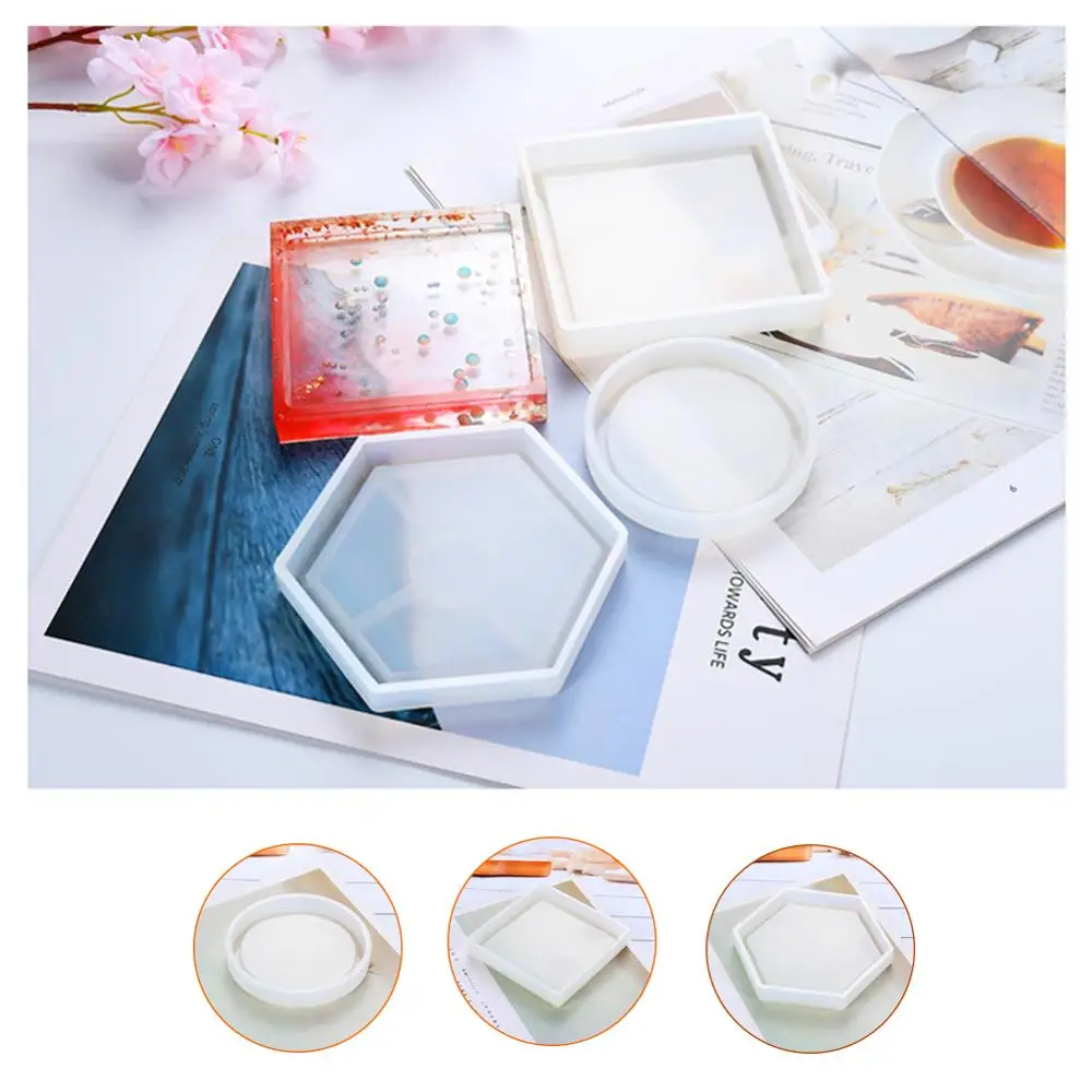 3 стиля Новое поступление DIY силиконовые формы для горки квадратная эпоксидная