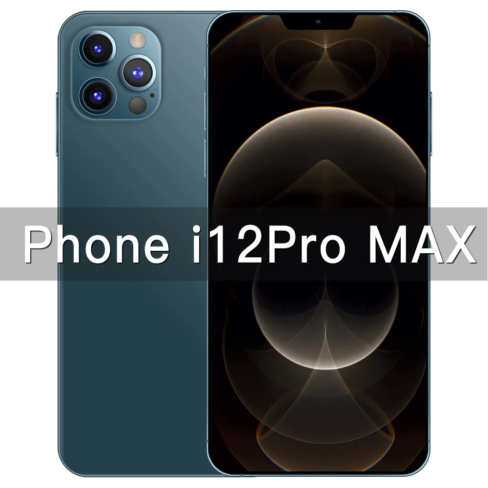 

Смартфон I12 Pro Max, 10 ядер, 6,7 дюйма, 5800 мач, Android 10, 12 Гб, 512 ГБ