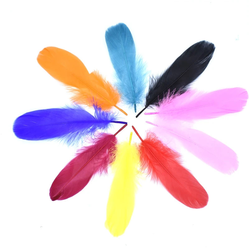 Оптовая продажа цвет кровяного Клыка 50 шт. качественные натуральные гусиные