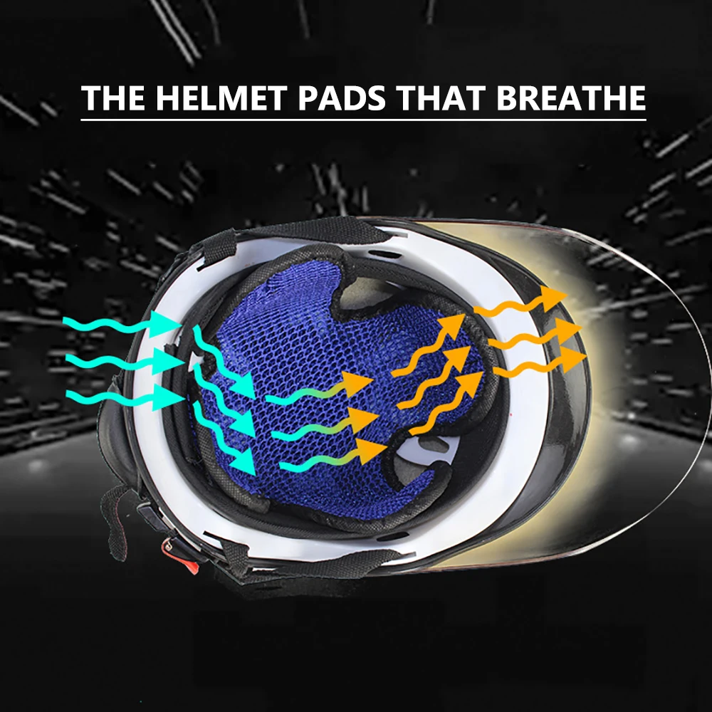 

Внутренняя подкладка для мотоциклетного электрического велосипедного шлема, сетка с 3D сотами, термостойкая Изолированная воздухопроницае...