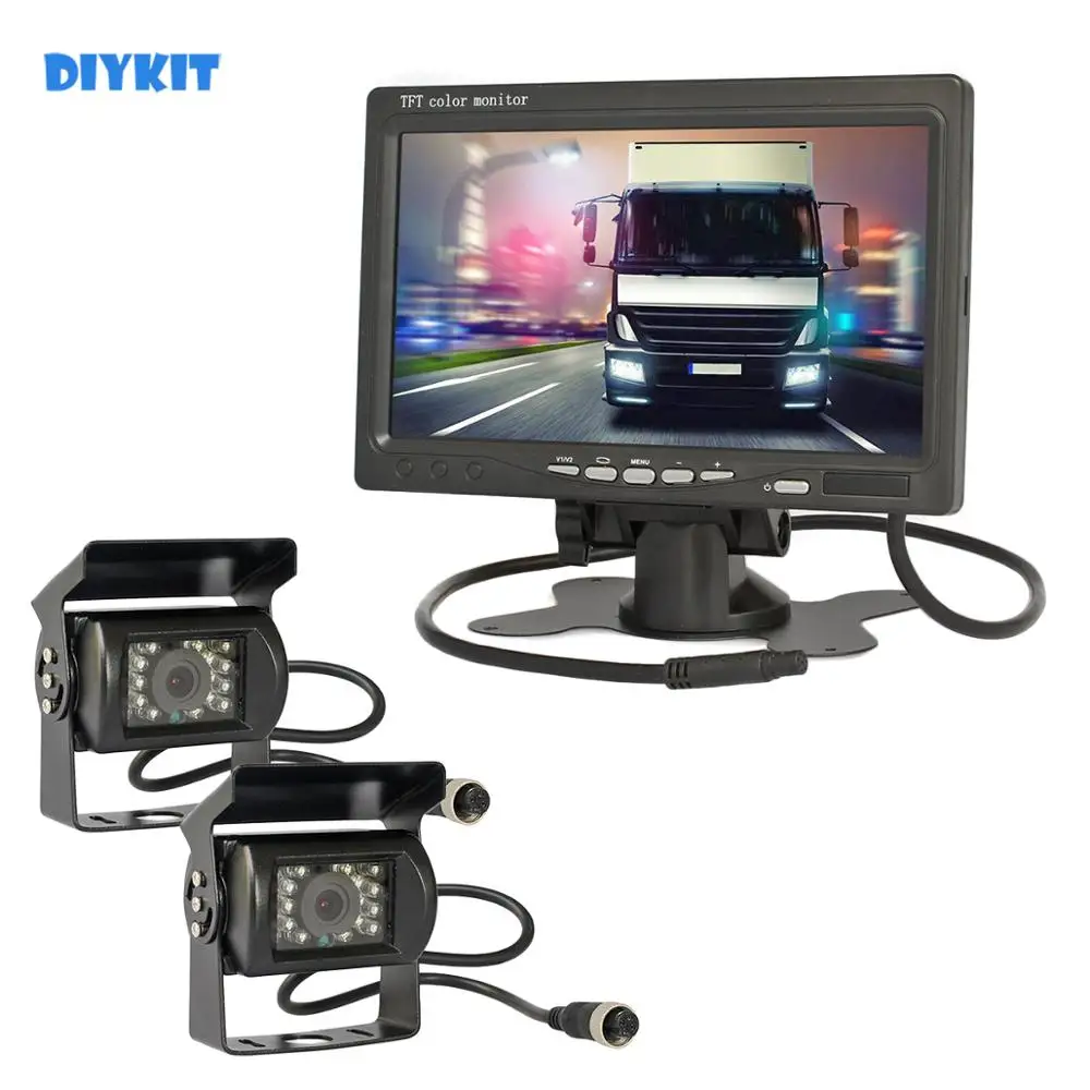 DIYKIT 2 x 4-контактная система ночного видения для грузовика 12-24 в пост. Тока |