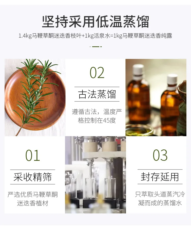 125 мл Натуральные Растительные Травы розмарин чистая роса термоусадочная