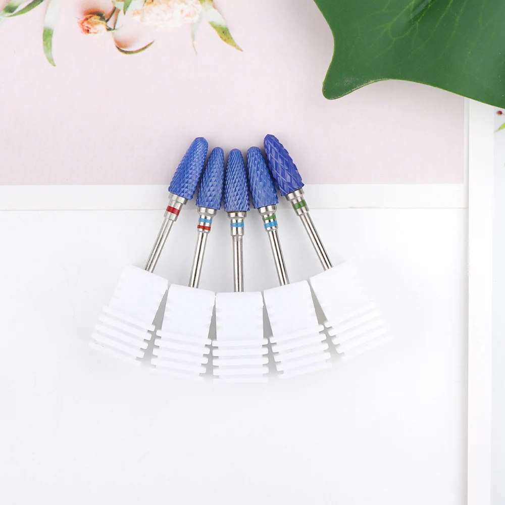 

1pc Blue Milling Cutter for Manicure Ceramic Mill Manicure Machine Set Cutter for Pedicure Electric Nail Files Nail Drill Bit