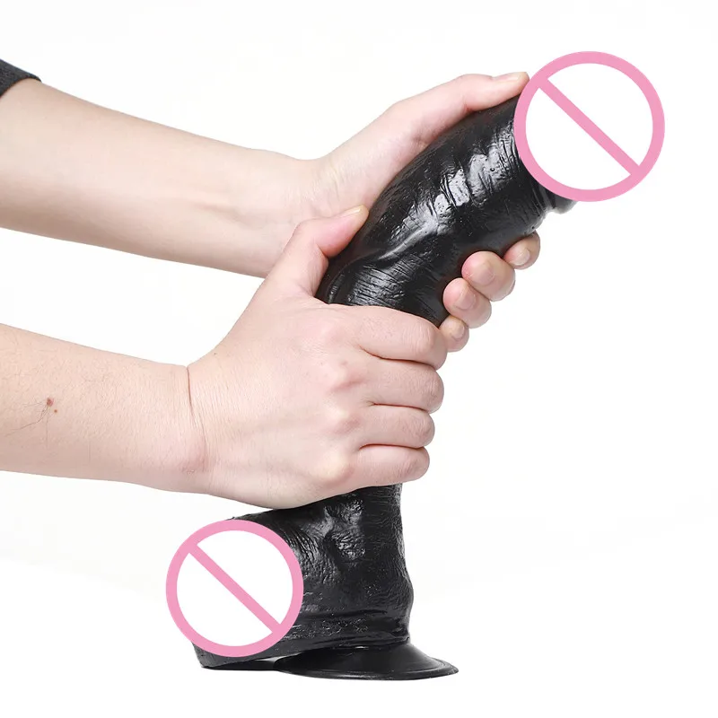 Огромный гигантский фаллоимитатор 33*6 5 см очень большой член на присоске