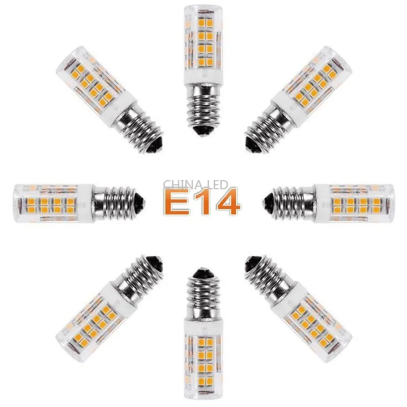 

3pcs/lot Superbright E14 LED Lamp AC220V 5W 7W 9W 12W Ceramic SMD2835 LED Bulb Warm/Cool White Spotlight replace Halogen light