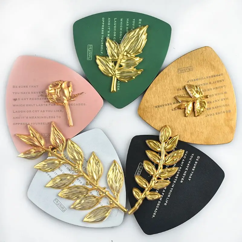 Роза цветок листья кулон эпоксидная смола силиконовая форма для изготовления