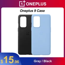 100% Original OnePlus Case For OnePlus 9 Sandstone Bamper Karbon Bamper Case Protective Case 3D Tempered Glass Screen Protector