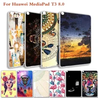 waterproof tablet case for huawei mediapad t3 8 0 cover for honor play pad 2 kob l09 kob w09 8 0 inch tpu protective back cover