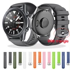 Ремешок силиконовый для Garmin Vivoactive 3 4, samsung galaxy watch3 41 45 мм, 20 22 мм