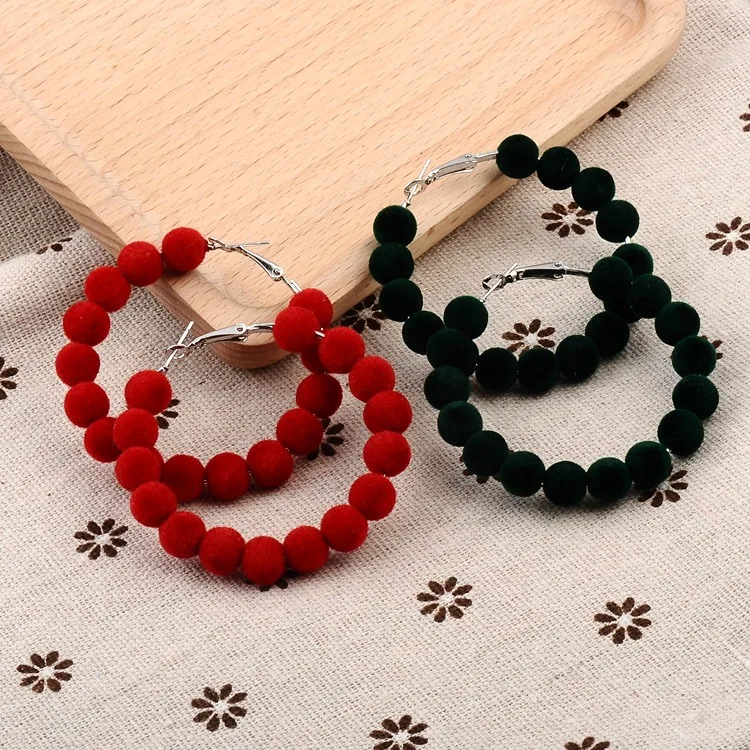 Новинка 2020 круглые серьги с шариком серьги-кольца для женщин модные ювелирные