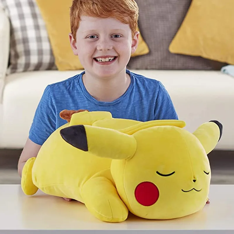 Очаровательная мягкая плюшевая подушка Pokemon18 дюймов в виде Пикачу для сна |