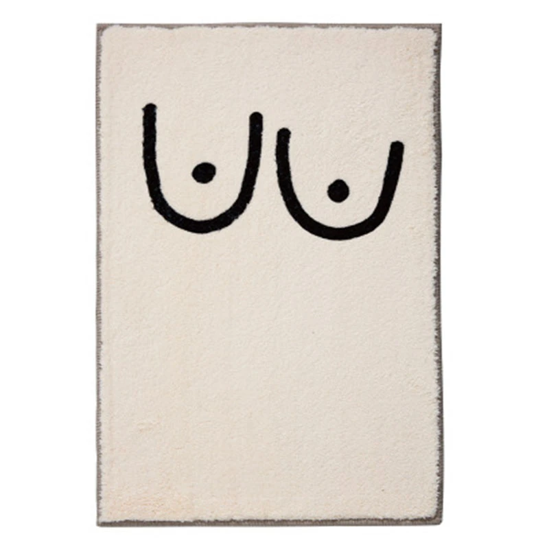 Multi-size European-style Creative Abstract Non-slip Water-absorbing Floor Mat Fun Bathroom Door Machine Washable Foot | Дом и сад