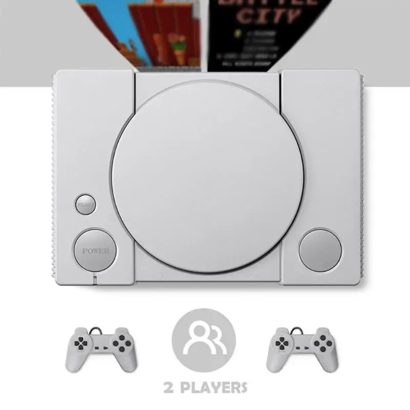 Ретро игровая консоль двойной игроков 8 бит игровой контроллер встроенный 620 игры