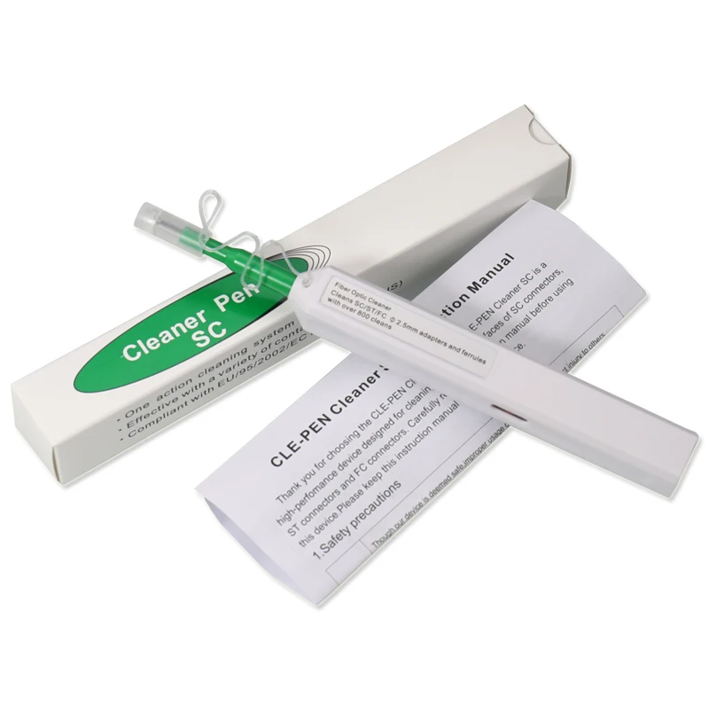 Очиститель с одним кликом ручка для очистки волоконного оптического разъема