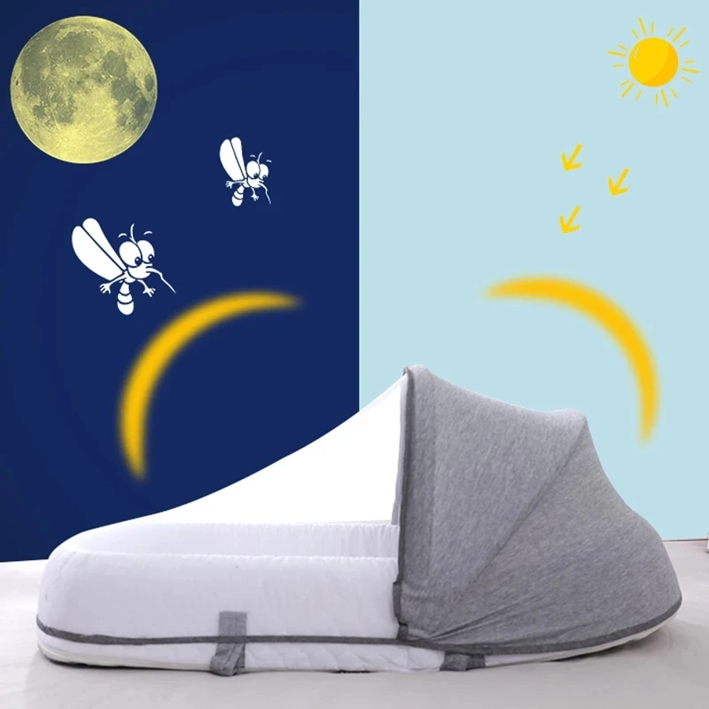 

3pcd/lot Portable Baby Bed Sleeping Nest Travel Beds Baby Nest For Newborns Portable Cribs For Baby Cot Travel Bassinet