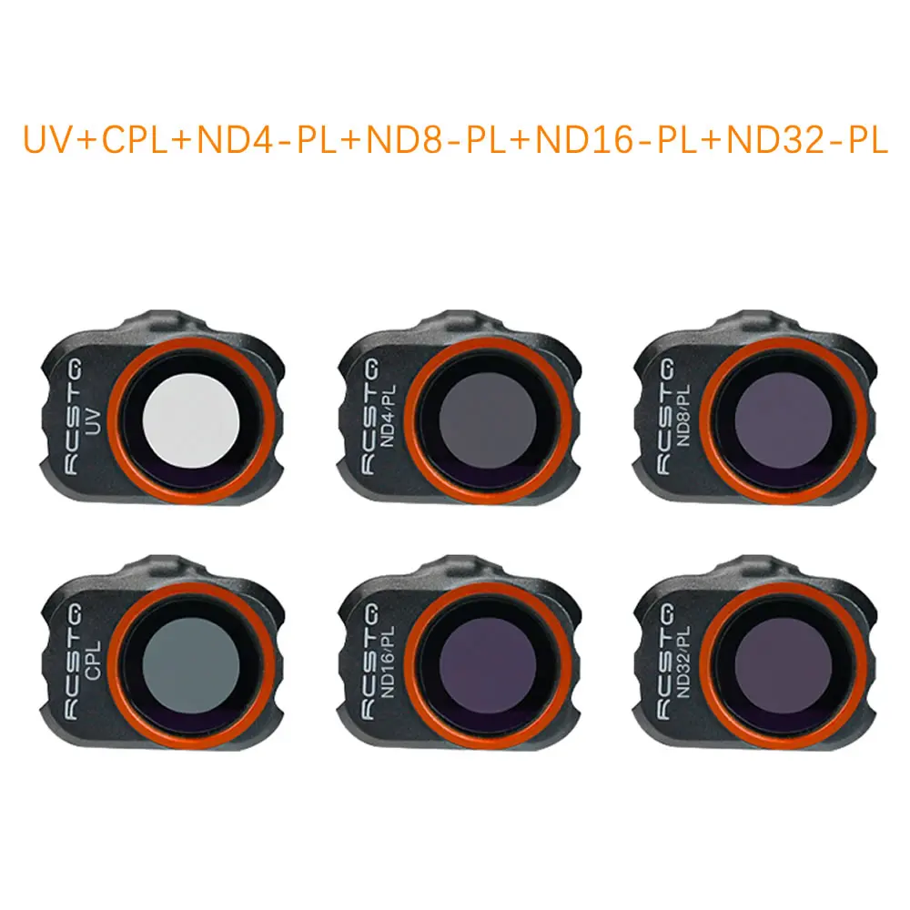 Новый фильтр для объектива камеры DJI Mini 2 Mavic MINI 1/2/SE дрона Set UV ND CPL 4/8/16/32 NDPL