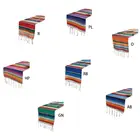 35x213 см Мексиканская Одеяло яркая c бантом в полоску цветастой радуги для детей тканые Настольная дорожка бахрома хлопок скатерть фестиваль вечерние дома Украшение стола